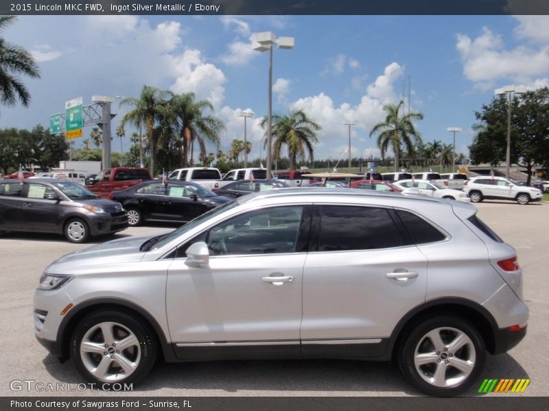 Ingot Silver Metallic / Ebony 2015 Lincoln MKC FWD