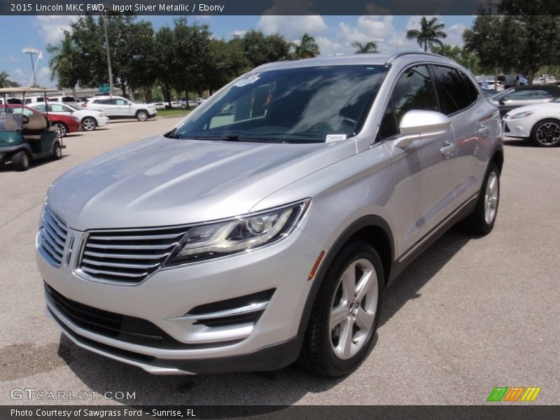 Ingot Silver Metallic / Ebony 2015 Lincoln MKC FWD
