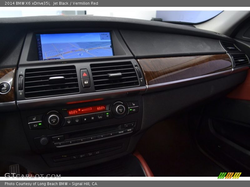 Jet Black / Vermilion Red 2014 BMW X6 xDrive35i