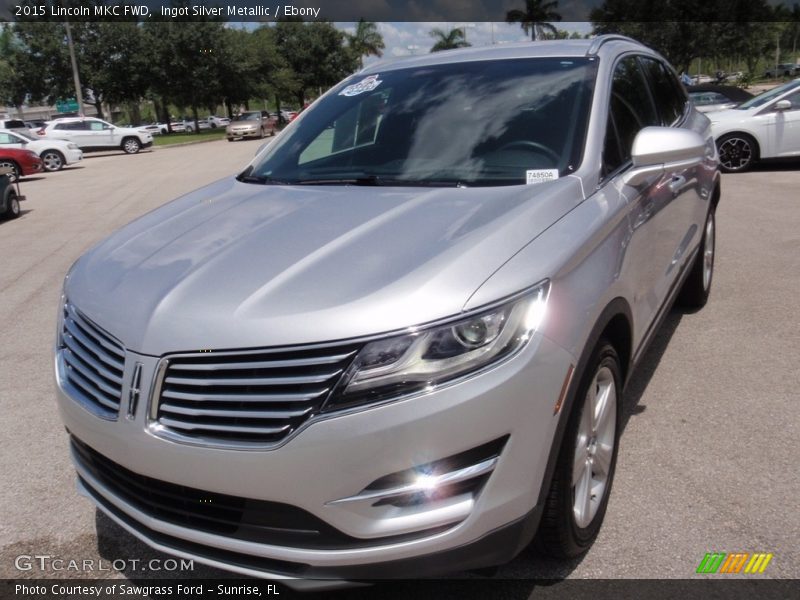 Ingot Silver Metallic / Ebony 2015 Lincoln MKC FWD