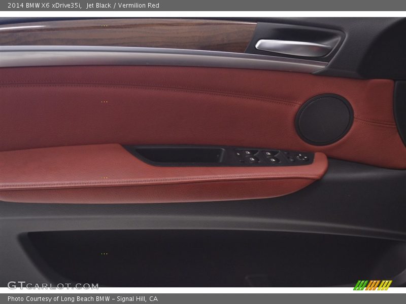 Jet Black / Vermilion Red 2014 BMW X6 xDrive35i
