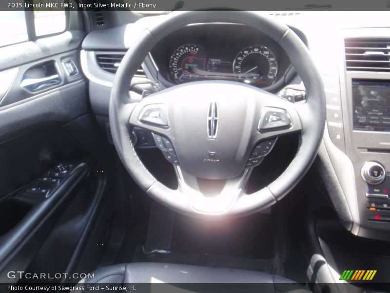 Ingot Silver Metallic / Ebony 2015 Lincoln MKC FWD