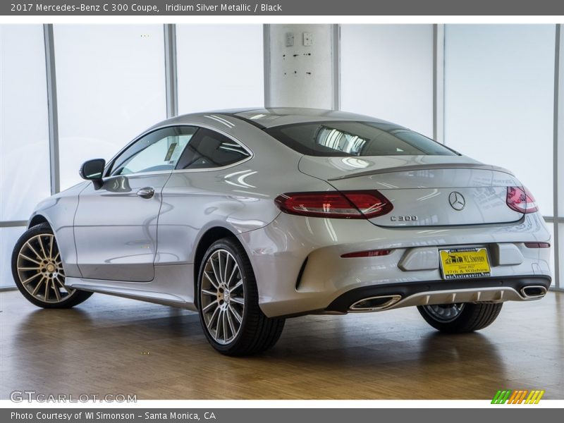 Iridium Silver Metallic / Black 2017 Mercedes-Benz C 300 Coupe
