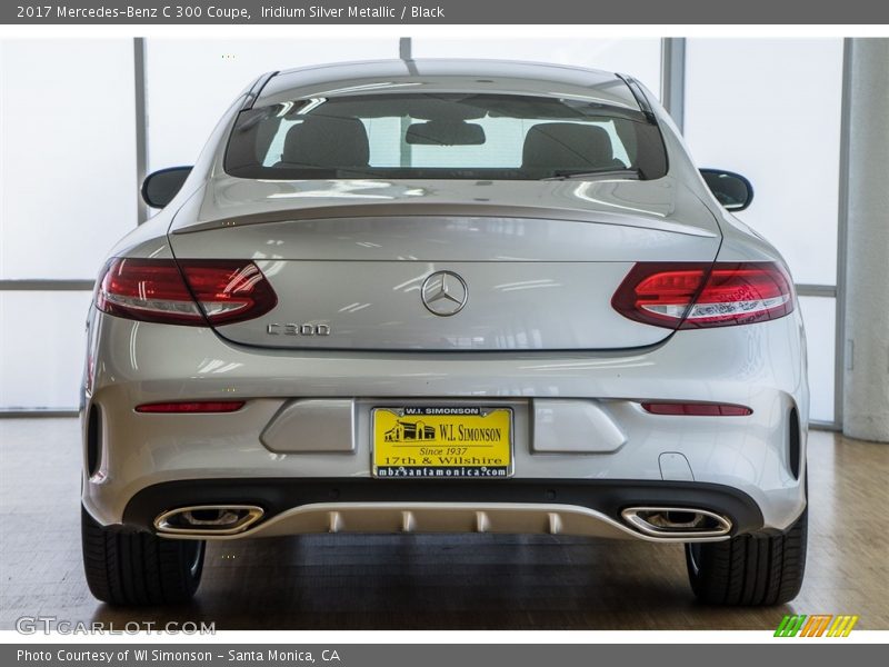 Iridium Silver Metallic / Black 2017 Mercedes-Benz C 300 Coupe