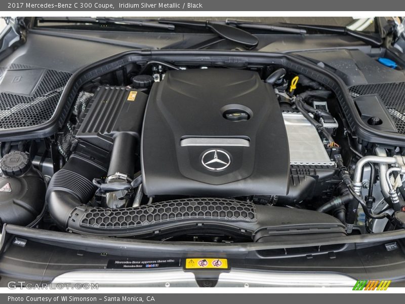 Iridium Silver Metallic / Black 2017 Mercedes-Benz C 300 Coupe