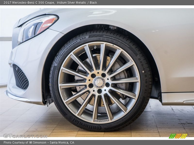 Iridium Silver Metallic / Black 2017 Mercedes-Benz C 300 Coupe