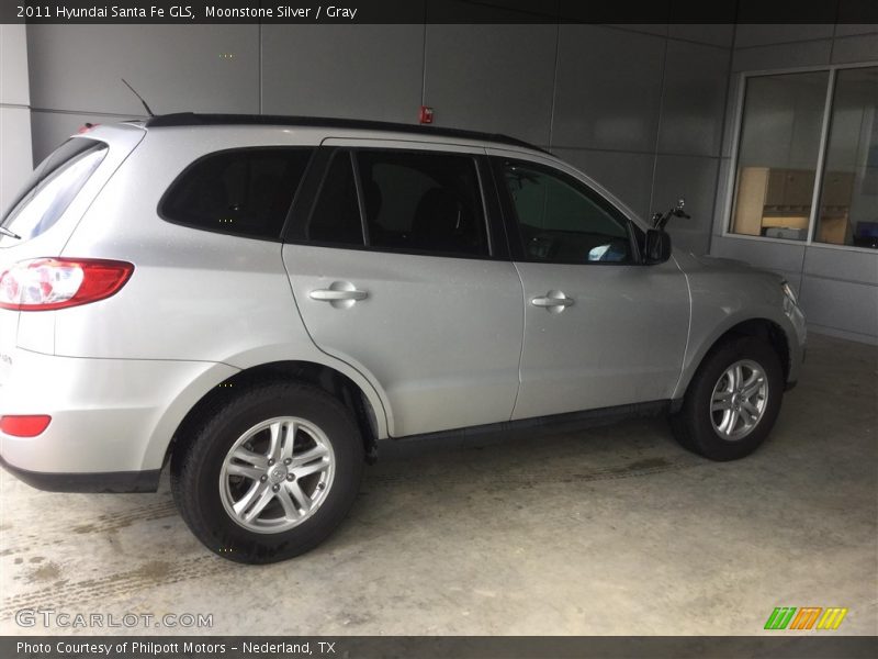 Moonstone Silver / Gray 2011 Hyundai Santa Fe GLS