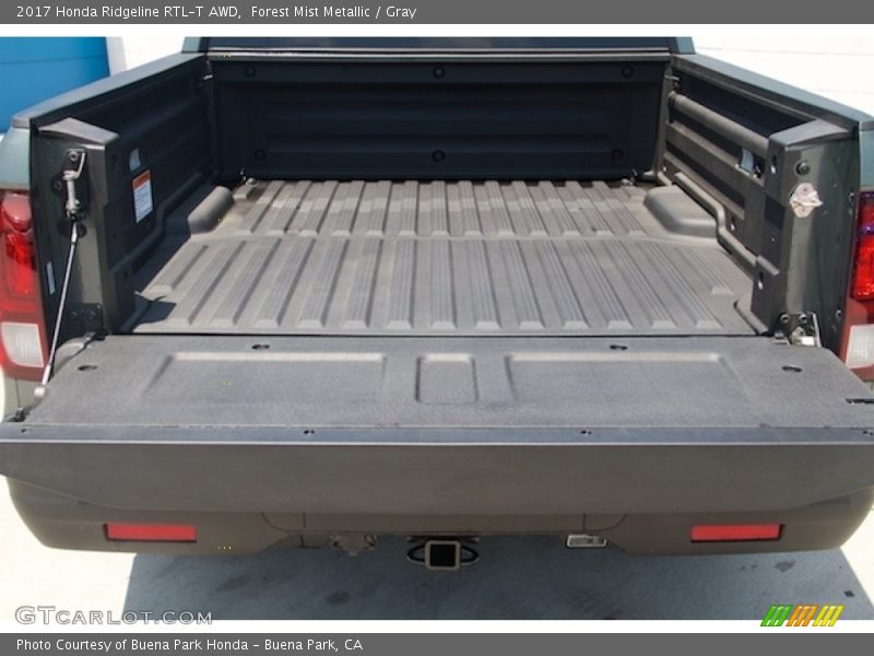 Forest Mist Metallic / Gray 2017 Honda Ridgeline RTL-T AWD