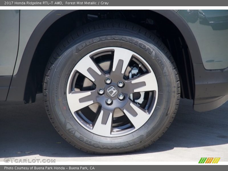  2017 Ridgeline RTL-T AWD Wheel