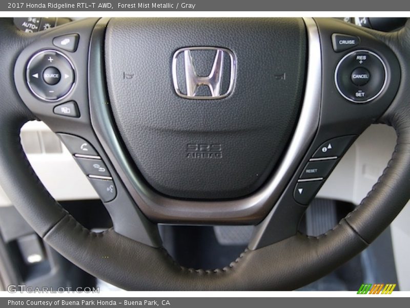  2017 Ridgeline RTL-T AWD Steering Wheel