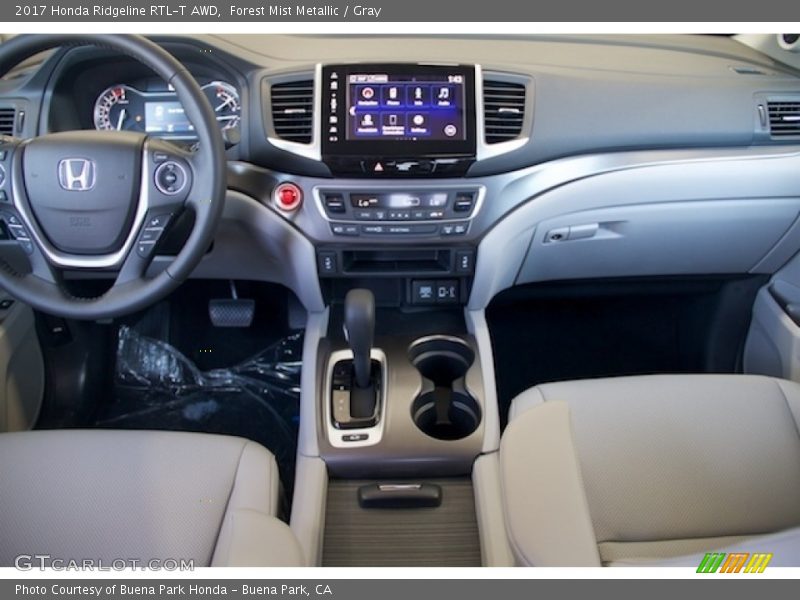 Dashboard of 2017 Ridgeline RTL-T AWD