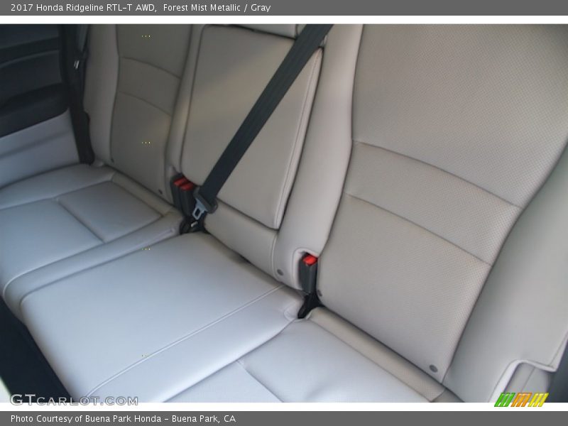 Forest Mist Metallic / Gray 2017 Honda Ridgeline RTL-T AWD