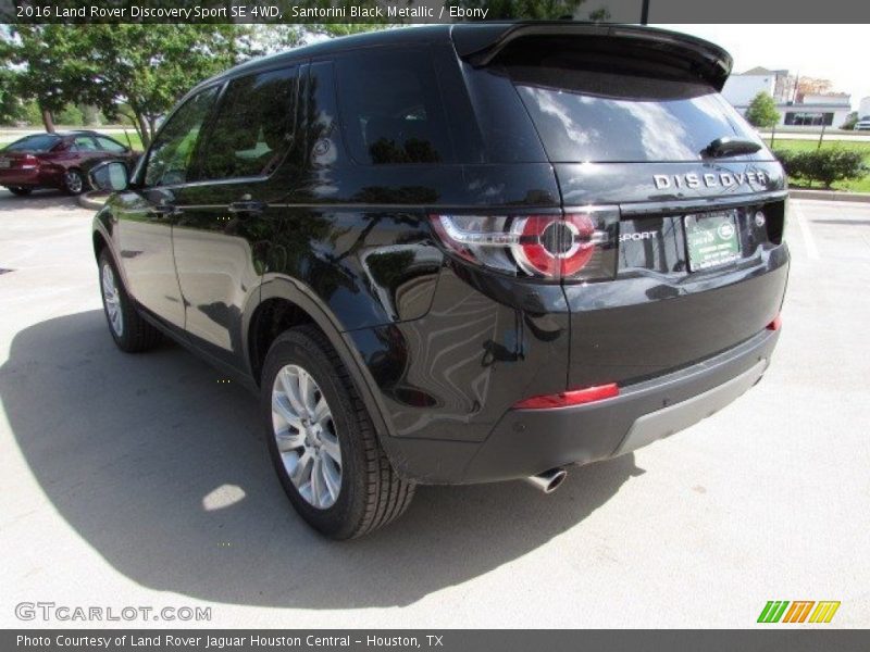 Santorini Black Metallic / Ebony 2016 Land Rover Discovery Sport SE 4WD