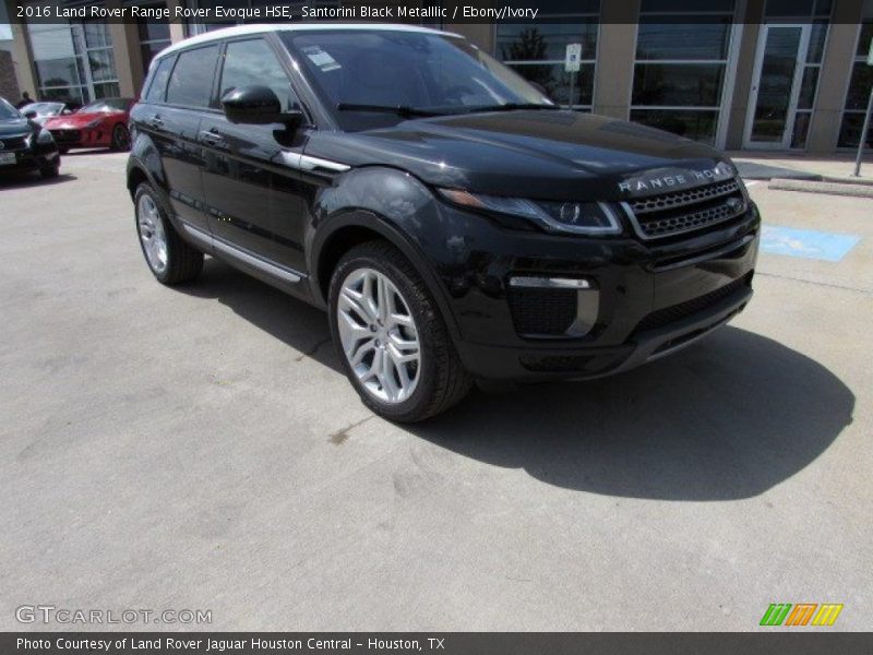 Santorini Black Metalllic / Ebony/Ivory 2016 Land Rover Range Rover Evoque HSE