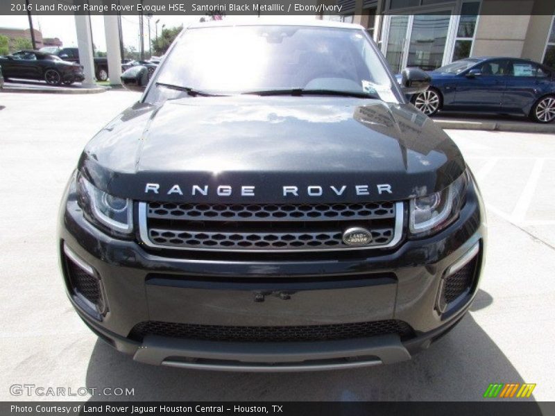 Santorini Black Metalllic / Ebony/Ivory 2016 Land Rover Range Rover Evoque HSE