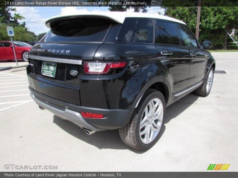 Santorini Black Metalllic / Ebony/Ivory 2016 Land Rover Range Rover Evoque HSE