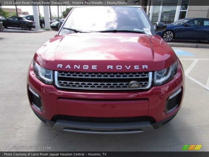 Firenze Red Metalllic / Ebony/Ebony 2016 Land Rover Range Rover Evoque HSE