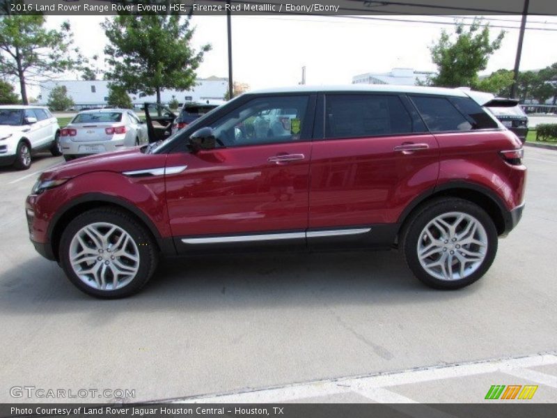 Firenze Red Metalllic / Ebony/Ebony 2016 Land Rover Range Rover Evoque HSE