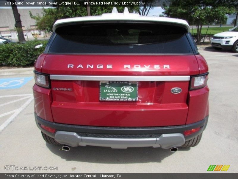Firenze Red Metalllic / Ebony/Ebony 2016 Land Rover Range Rover Evoque HSE