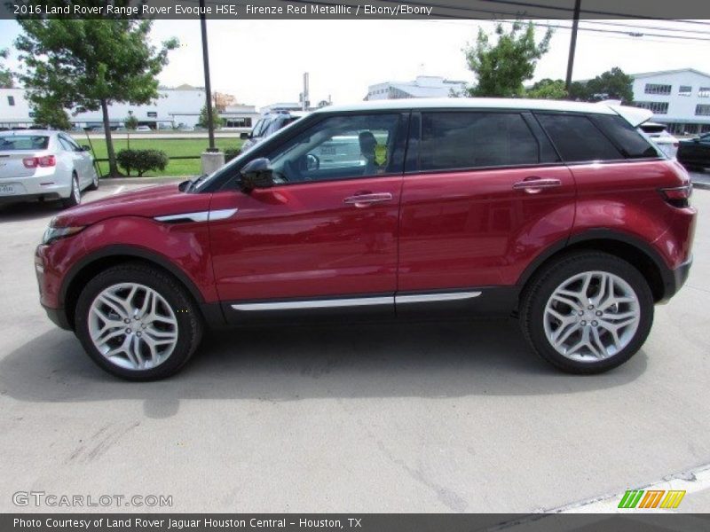 Firenze Red Metalllic / Ebony/Ebony 2016 Land Rover Range Rover Evoque HSE