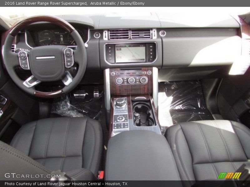 Aruba Metallic / Ebony/Ebony 2016 Land Rover Range Rover Supercharged