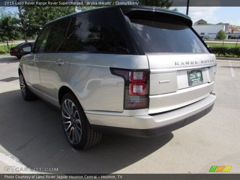 Aruba Metallic / Ebony/Ebony 2016 Land Rover Range Rover Supercharged