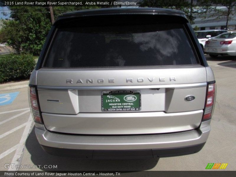 Aruba Metallic / Ebony/Ebony 2016 Land Rover Range Rover Supercharged