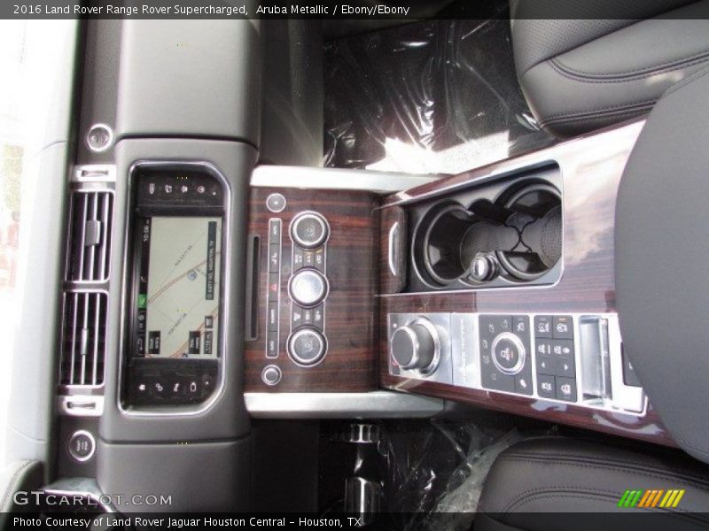 Aruba Metallic / Ebony/Ebony 2016 Land Rover Range Rover Supercharged