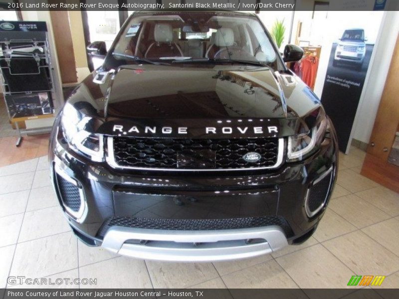 Santorini Black Metalllic / Ivory/Dark Cherry 2016 Land Rover Range Rover Evoque Autobiography