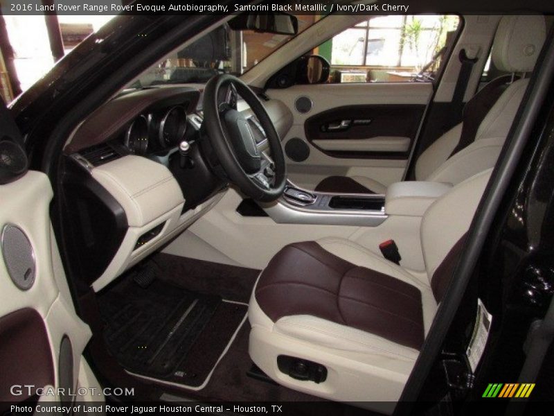 Santorini Black Metalllic / Ivory/Dark Cherry 2016 Land Rover Range Rover Evoque Autobiography