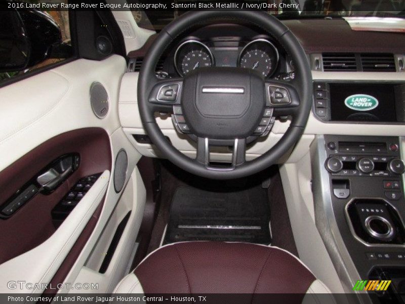 Santorini Black Metalllic / Ivory/Dark Cherry 2016 Land Rover Range Rover Evoque Autobiography