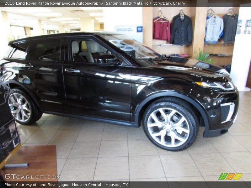 Santorini Black Metalllic / Ivory/Dark Cherry 2016 Land Rover Range Rover Evoque Autobiography