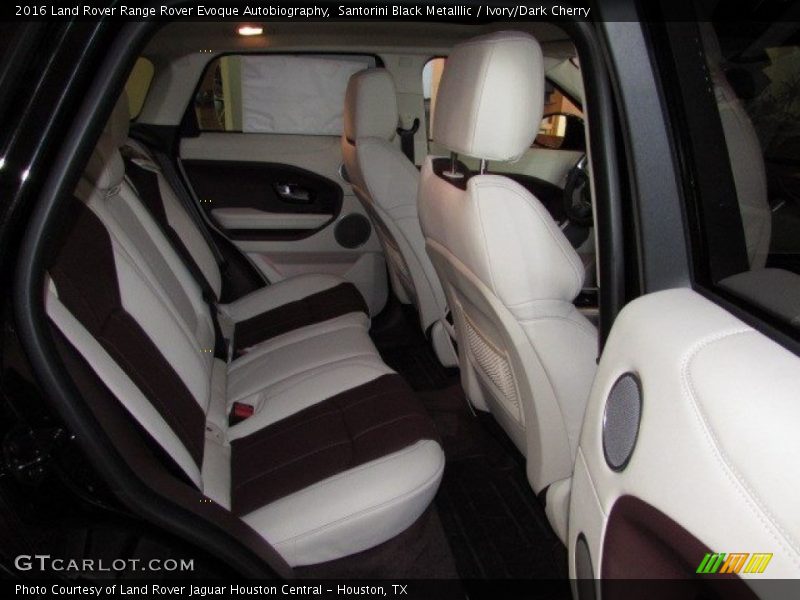 Rear Seat of 2016 Range Rover Evoque Autobiography