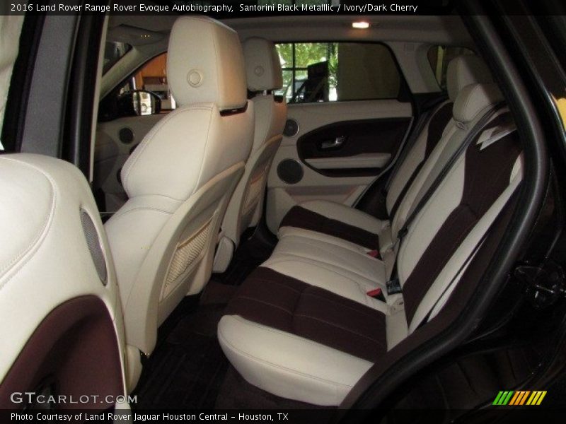 Rear Seat of 2016 Range Rover Evoque Autobiography