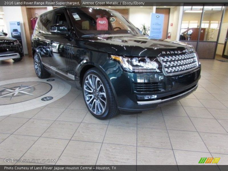 Aintree Green Metallic / Ebony/Ebony 2016 Land Rover Range Rover Supercharged