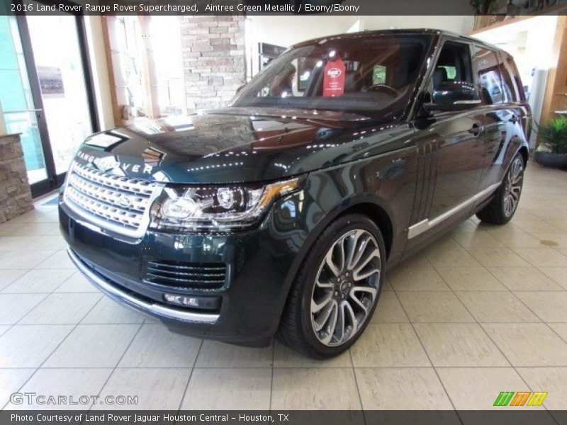 Aintree Green Metallic / Ebony/Ebony 2016 Land Rover Range Rover Supercharged