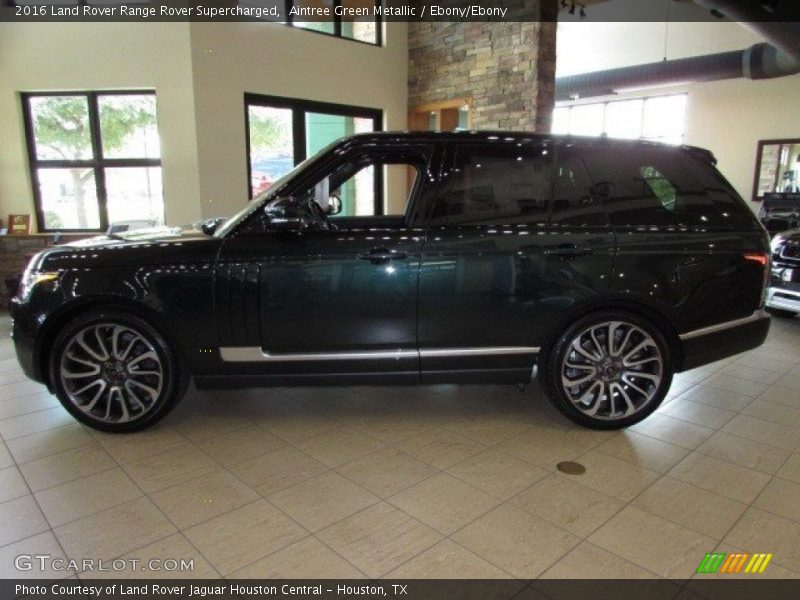 Aintree Green Metallic / Ebony/Ebony 2016 Land Rover Range Rover Supercharged