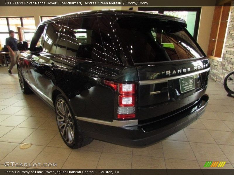 Aintree Green Metallic / Ebony/Ebony 2016 Land Rover Range Rover Supercharged