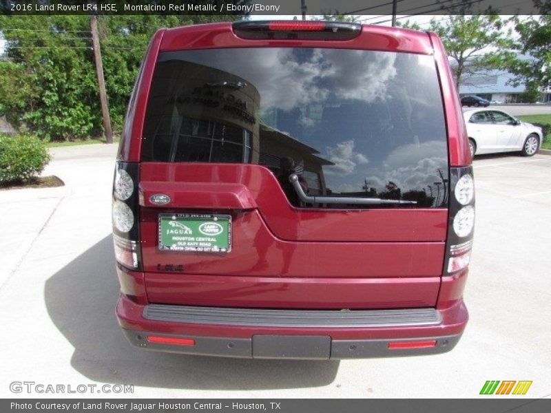 Montalcino Red Metallic / Ebony/Ebony 2016 Land Rover LR4 HSE