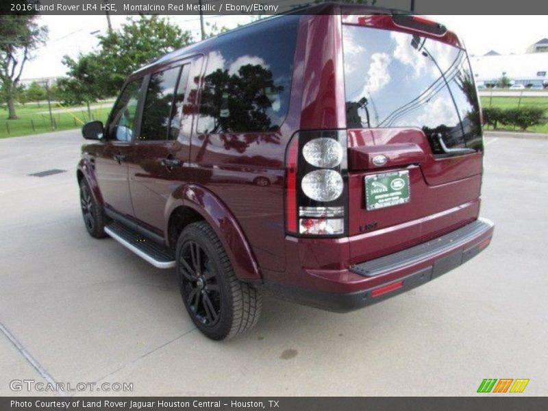 Montalcino Red Metallic / Ebony/Ebony 2016 Land Rover LR4 HSE