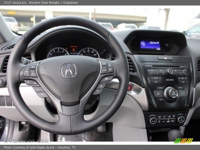 Modern Steel Metallic / Graystone 2017 Acura ILX