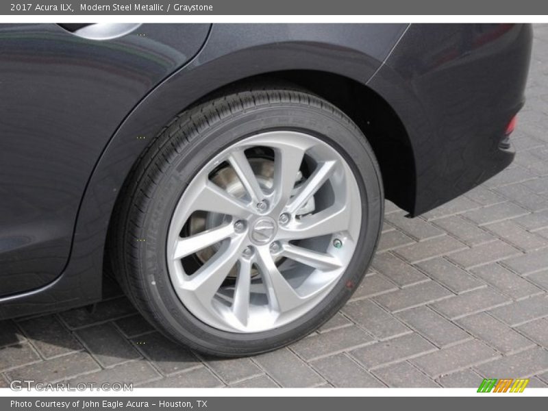 Modern Steel Metallic / Graystone 2017 Acura ILX
