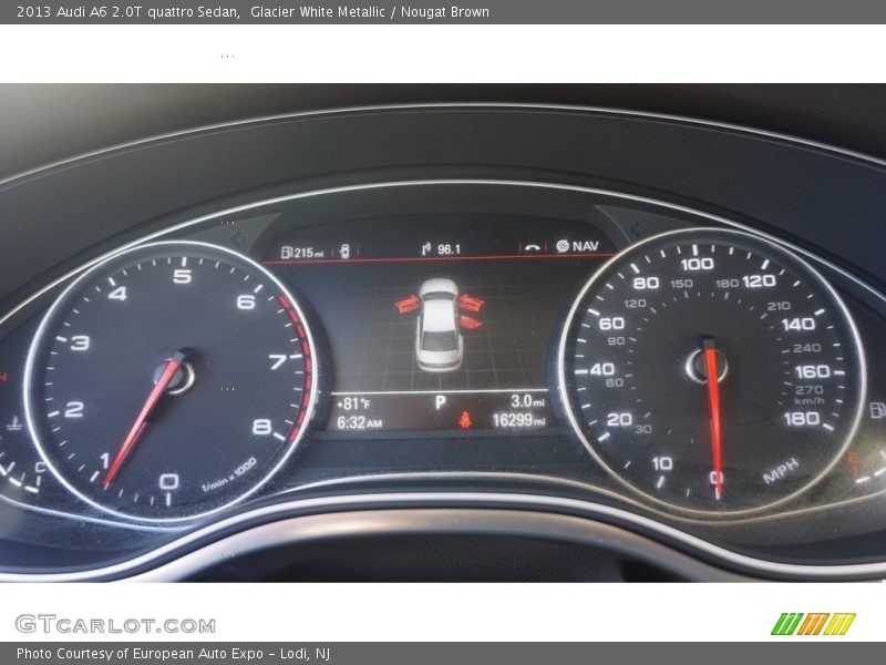 Glacier White Metallic / Nougat Brown 2013 Audi A6 2.0T quattro Sedan