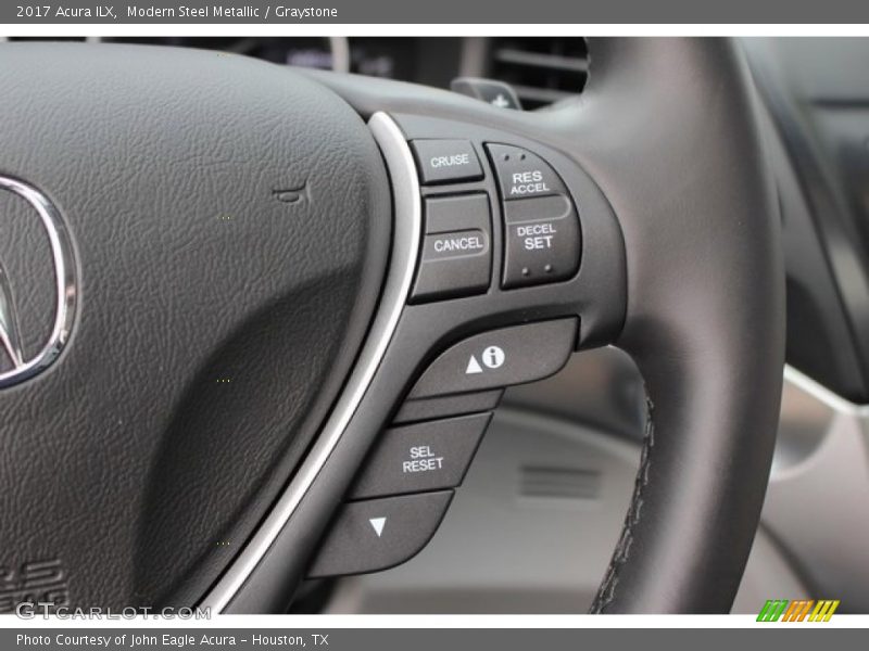 Modern Steel Metallic / Graystone 2017 Acura ILX