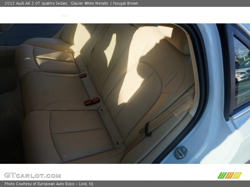 Glacier White Metallic / Nougat Brown 2013 Audi A6 2.0T quattro Sedan