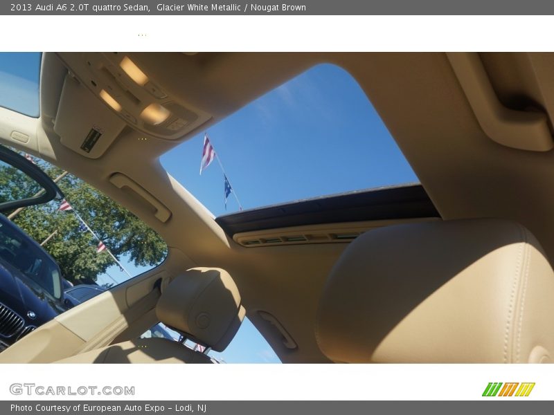 Glacier White Metallic / Nougat Brown 2013 Audi A6 2.0T quattro Sedan