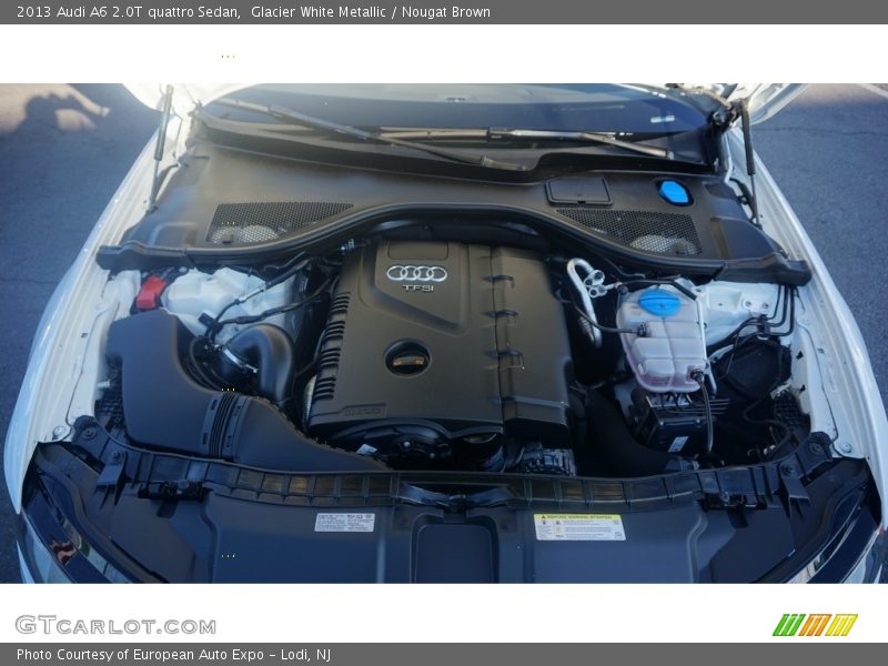 Glacier White Metallic / Nougat Brown 2013 Audi A6 2.0T quattro Sedan