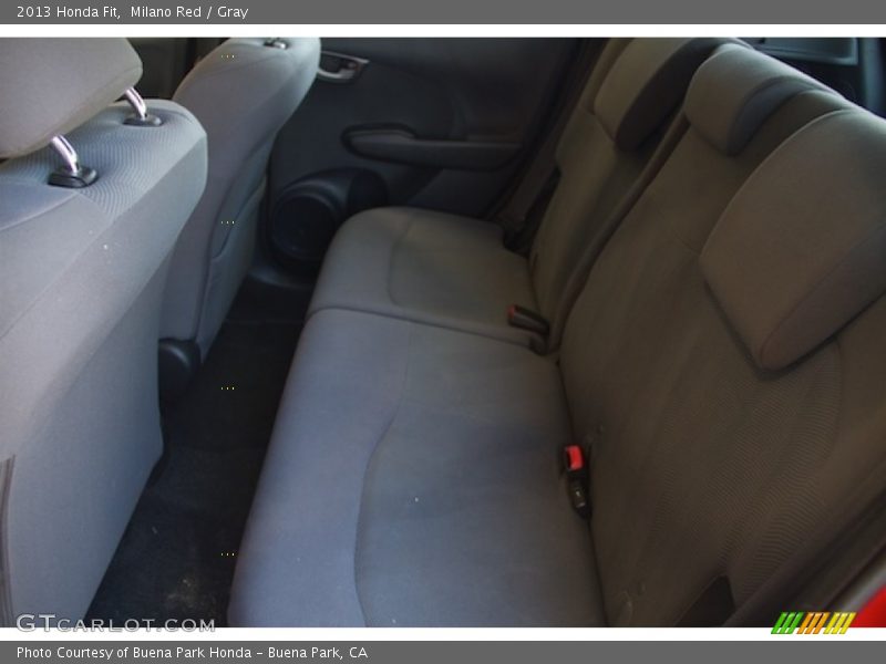 Milano Red / Gray 2013 Honda Fit