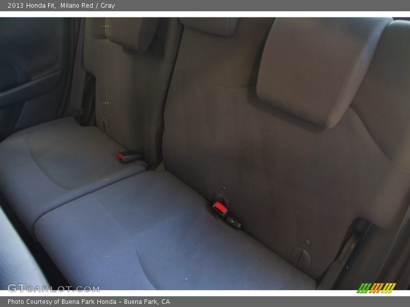 Milano Red / Gray 2013 Honda Fit