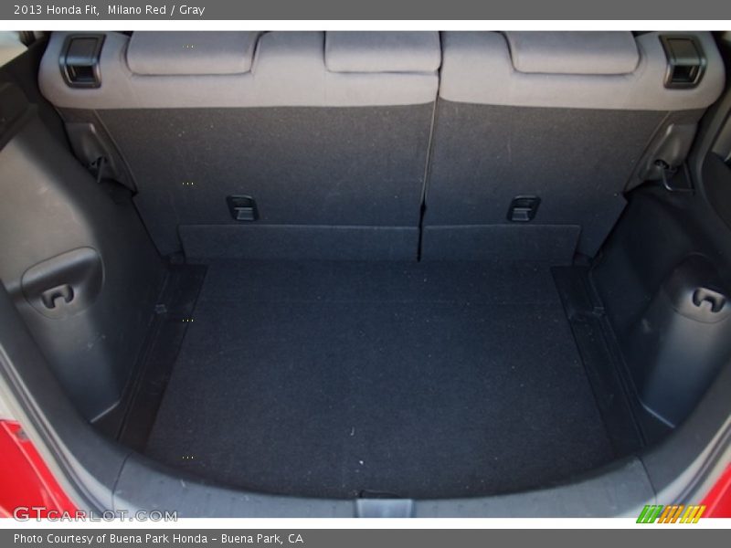 Milano Red / Gray 2013 Honda Fit